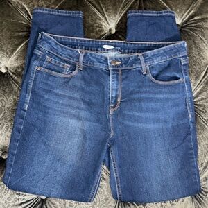Old Navy dark denim skinny jeans size 14
